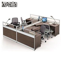颖意包邮包安装 板式钢脚 办公屏风职员台卡位办公桌组合jo 6915